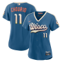Jackson Chourio Milwaukee Brewers Nike Women's 2026 City Connect Stadium Jersey - Mineral Blue