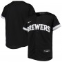 Milwaukee Brewers Nike Youth Replica Team Jersey - Black/White