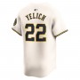 Christian Yelich Milwaukee Brewers Nike Youth Home Limited Player Jersey - Cream