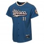 Jackson Chourio Milwaukee Brewers Nike Youth 2026 City Connect Stadium Jersey - Mineral Blue Jackson Chourio Milwaukee Brewers Nike Youth 2026 City Connect Stadium Jersey - Mineral Blue