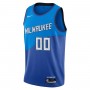 Milwaukee Bucks Nike 2020/21 Swingman Custom Jersey Blue - City Edition