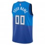 Milwaukee Bucks Nike 2020/21 Swingman Custom Jersey Blue - City Edition
