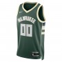 Milwaukee Bucks Nike Unisex 2022/23 Swingman Custom Jersey Hunter Green - Icon Edition