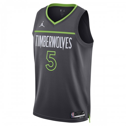 Anthony Edwards Minnesota Timberwolves Jordan Brand Unisex Swingman Jersey - Statement Edition - Charcoal Anthony Edwards Minnesota Timberwolves Jordan Brand Unisex Swingman Jersey - Statement Edition - Charcoal