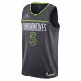 Anthony Edwards Minnesota Timberwolves Jordan Brand Unisex Swingman Jersey - Statement Edition - Charcoal Anthony Edwards Minnesota Timberwolves Jordan Brand Unisex Swingman Jersey - Statement Edition - Charcoal