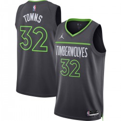 Karl-Anthony Towns Minnesota Timberwolves Jordan Brand 2022/23 Statement Edition Swingman Black Jersey Karl-Anthony Towns Minnesota Timberwolves Jordan Brand 2022/23 Statement Edition Swingman Black Jersey