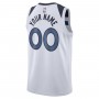 Minnesota Timberwolves Nike 2020/21 Swingman Custom Jersey - Association Edition - White