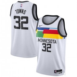 Karl-Anthony Towns Minnesota Timberwolves Nike Unisex 2022/23 Swingman Jersey - City Edition - White Karl-Anthony Towns Minnesota Timberwolves Nike Unisex 2022/23 Swingman Jersey - City Edition - White