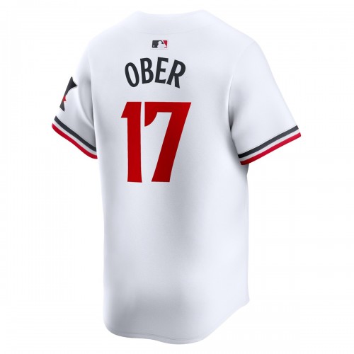 Bailey Ober Minnesota Twins Nike Home Limited Player Jersey - White