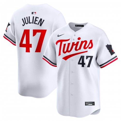 Edouard Julien Minnesota Twins Nike Home Limited Player Jersey - White