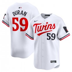 Jhoan Duran Minnesota Twins Nike Home Limited Player Jersey - White Jhoan Duran Minnesota Twins Nike Home Limited Player Jersey - White