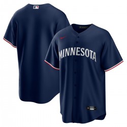 Minnesota Twins Nike Alternate Replica Team Logo Jersey - Navy Minnesota Twins Nike Alternate Replica Team Logo Jersey - Navy