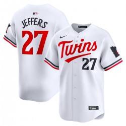 Ryan Jeffers Minnesota Twins Nike Home Limited Player Jersey - White Ryan Jeffers Minnesota Twins Nike Home Limited Player Jersey - White