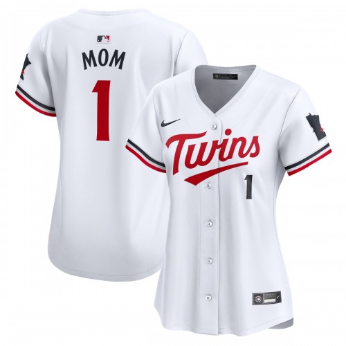 Minnesota Twins Nike Women's #1 Mom Home Limited Jersey - White