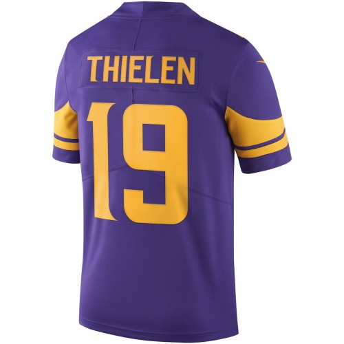 Adam Thielen Minnesota Vikings Nike Vapor Untouchable Color Rush Limited Player Jersey - Purple