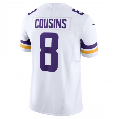 Kirk Cousins Minnesota Vikings Nike Vapor F.U.S.E. Limited  Jersey - White