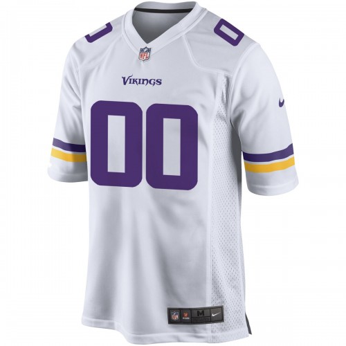 Minnesota Vikings Nike Custom Game Jersey - White