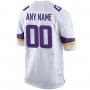 Minnesota Vikings Nike Custom Game Jersey - White