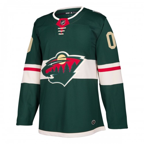 Minnesota Wild adidas Authentic Custom Jersey - Green