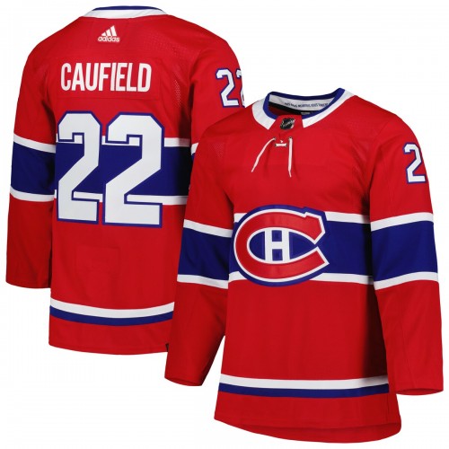 Cole Caufield Montreal Canadiens adidas Primegreen Authentic Pro Home Player Jersey - Red