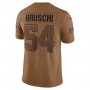 Tedy Bruschi New England Patriots Nike 2023 Salute To Service Retired Player Limited Jersey - Brown
