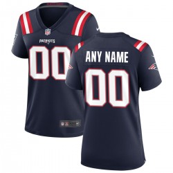 New England Patriots Nike Women's Custom Game Jersey - Navy New England Patriots Nike Women's Custom Game Jersey - Navy