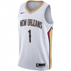 Zion Williamson New Orleans Pelicans Nike 2019/2020 Swingman Jersey - Association Edition - White Zion Williamson New Orleans Pelicans Nike 2019/2020 Swingman Jersey - Association Edition - White