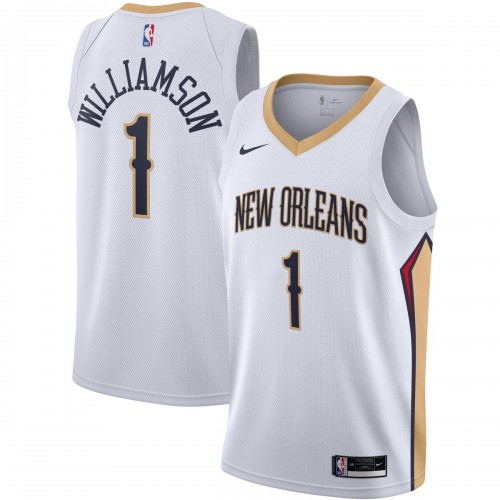 Zion Williamson New Orleans Pelicans Nike 2020/21 Swingman Jersey - White - Association Edition