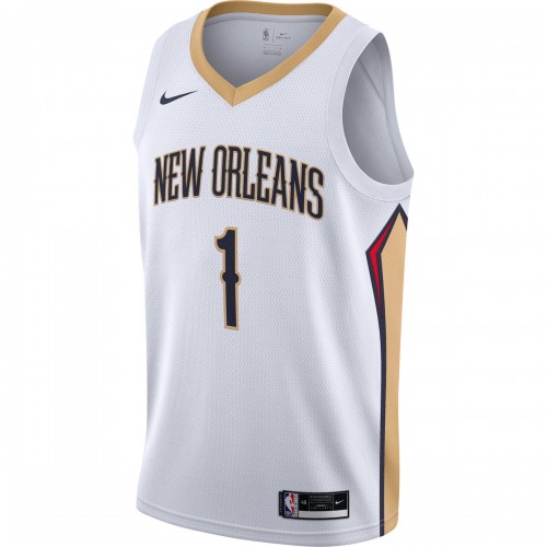 Zion Williamson New Orleans Pelicans Nike 2020/21 Swingman Jersey - White - Association Edition