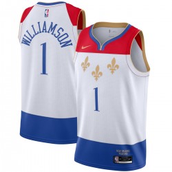 Zion Williamson New Orleans Pelicans Nike 2020/21 Swingman Player Jersey White - City Edition Zion Williamson New Orleans Pelicans Nike 2020/21 Swingman Player Jersey White - City Edition