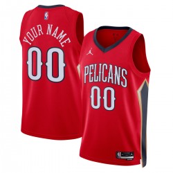 New Orleans Pelicans Jordan Brand Unisex 2022/23 Swingman Custom Jersey - Statement Edition - Red New Orleans Pelicans Jordan Brand Unisex 2022/23 Swingman Custom Jersey - Statement Edition - Red