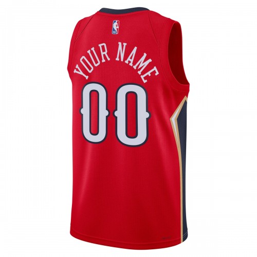 New Orleans Pelicans Jordan Brand Unisex 2022/23 Swingman Custom Jersey - Statement Edition - Red
