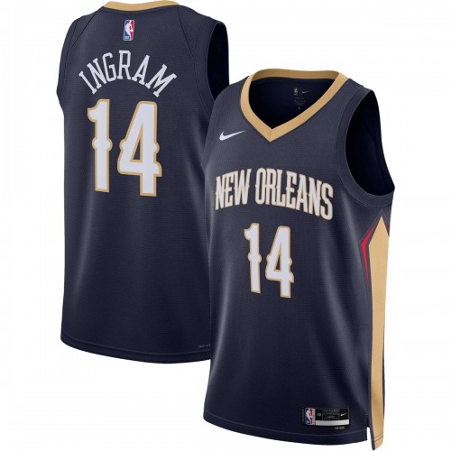 Brandon Ingram New Orleans Pelicans Nike Unisex 2022/23 Swingman Jersey - Icon Edition - Navy