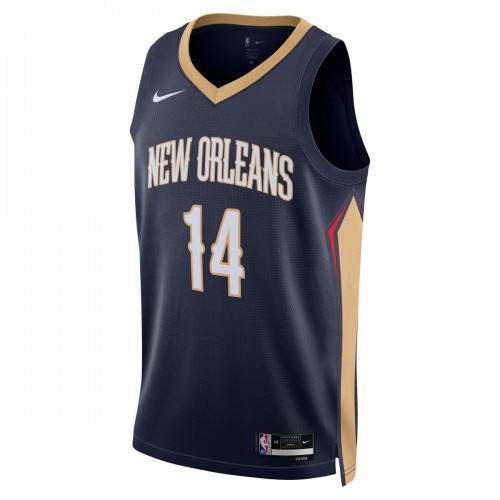 Brandon Ingram New Orleans Pelicans Nike Unisex 2022/23 Swingman Jersey - Icon Edition - Navy