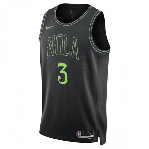 CJ McCollum New Orleans Pelicans Nike Unisex 2023/24 Swingman Jersey - Black - City Edition