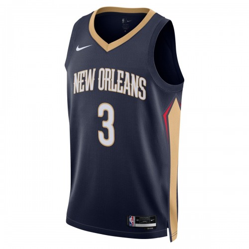 C.J. McCollum New Orleans Pelicans Nike Unisex Swingman Jersey - Icon Edition - Navy