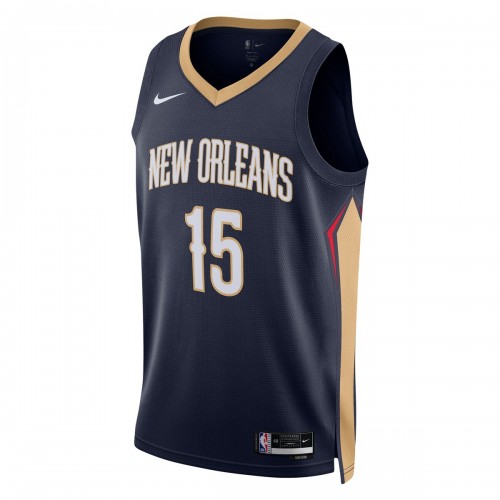 Jose Alvarado New Orleans Pelicans Nike Unisex Swingman Jersey - Icon Edition - Navy