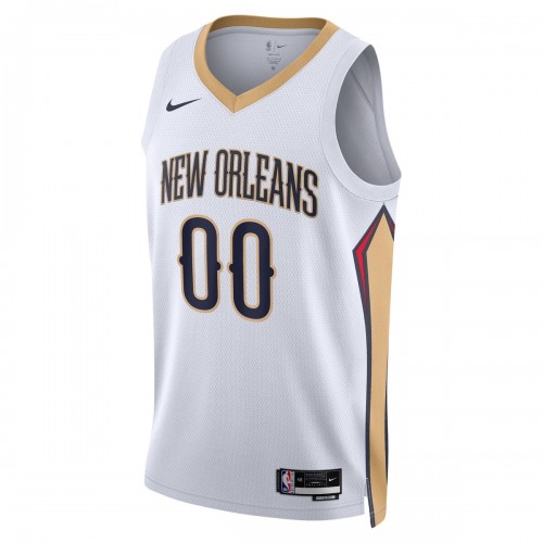 New Orleans Pelicans Nike Unisex 2022/23 Swingman Custom Jersey White - Association Edition