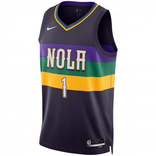 Zion Williamson New Orleans Pelicans Nike Unisex 2022/23 Swingman Jersey - City Edition - Purple