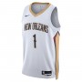 Zion Williamson New Orleans Pelicans Nike Unisex 2022/23 Swingman Jersey - Association Edition - White