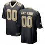 New Orleans Saints Nike Custom Game Jersey - Black