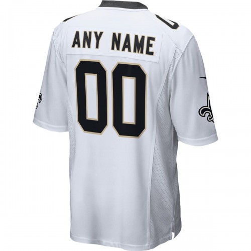 New Orleans Saints Nike 2018 Custom Game Jersey - White