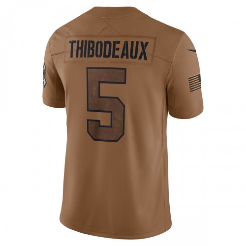 Kayvon Thibodeaux New York Giants Nike 2023 Salute To Service Limited Jersey - Brown