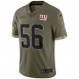 Lawrence Taylor New York Giants 2022 Salute To Service Retired Player Limited Jersey - Olive