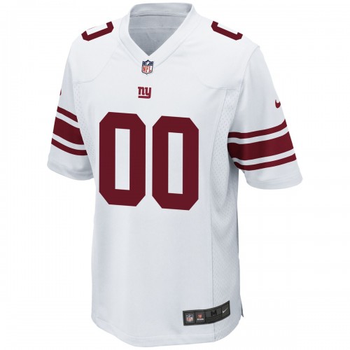 New York Giants Nike Custom Game Jersey - White