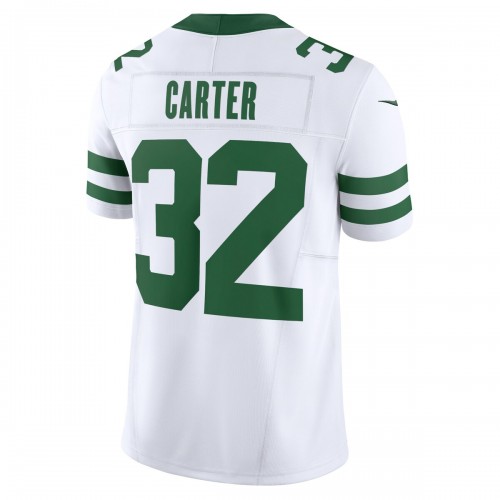 Michael Carter New York Jets Nike Vapor F.U.S.E. Limited Jersey - White