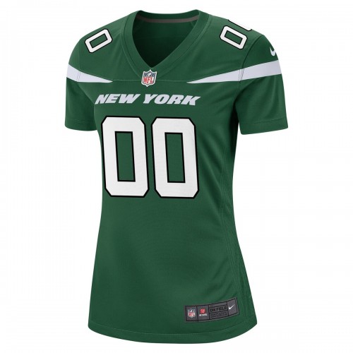 New York Jets Nike Women's Custom Game Jersey - Gotham Green