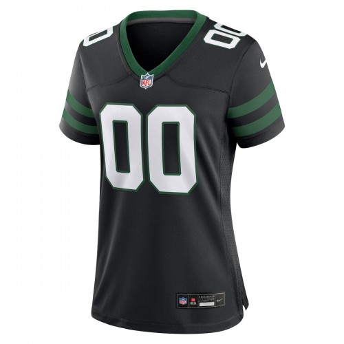 New York Jets Nike Women's Alternate Custom Game Jersey - Legacy Black