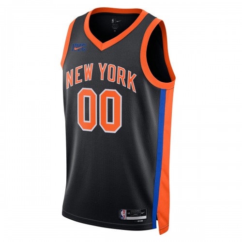 New York Knicks Nike Unisex 2022/23 Swingman Custom Jersey - City Edition - Black