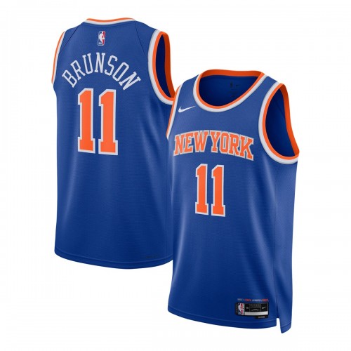 Jalen Brunson New York Knicks Nike Unisex Swingman Jersey - Icon Edition - Blue Jalen Brunson New York Knicks Nike Unisex Swingman Jersey - Icon Edition - Blue